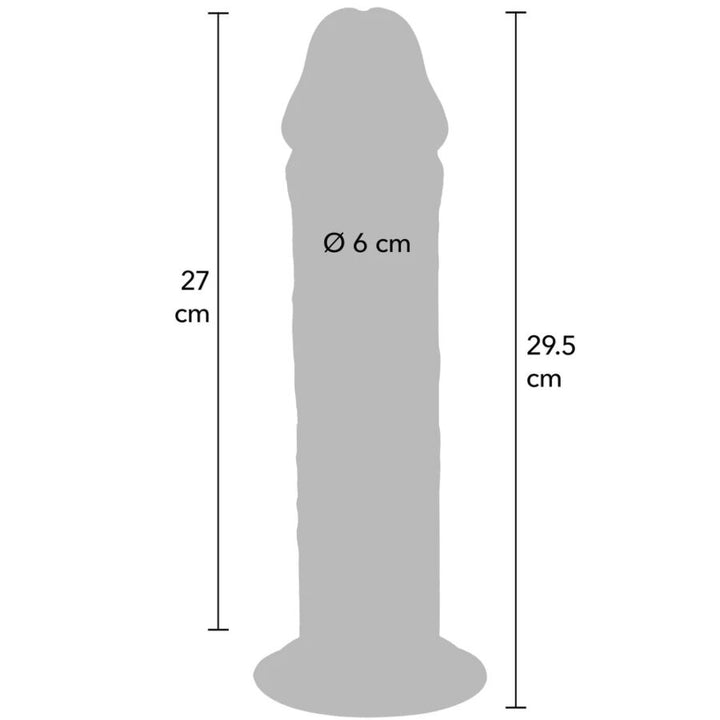 Get Real - Deluxe Thick Double-Density TPE Dong 29.5 CM — Skin TPE