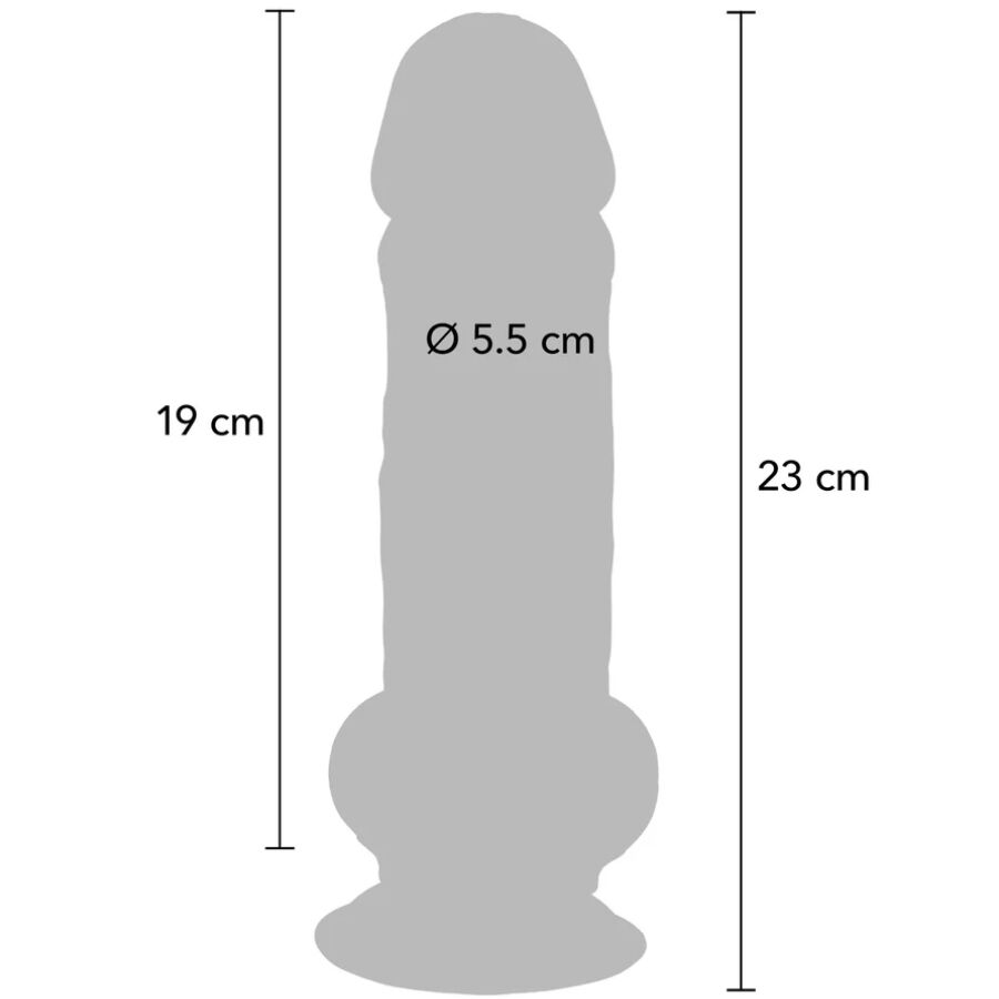 Get Real - Deluxe Realistic Penis With Testicles Extra Thick — Skin TPE