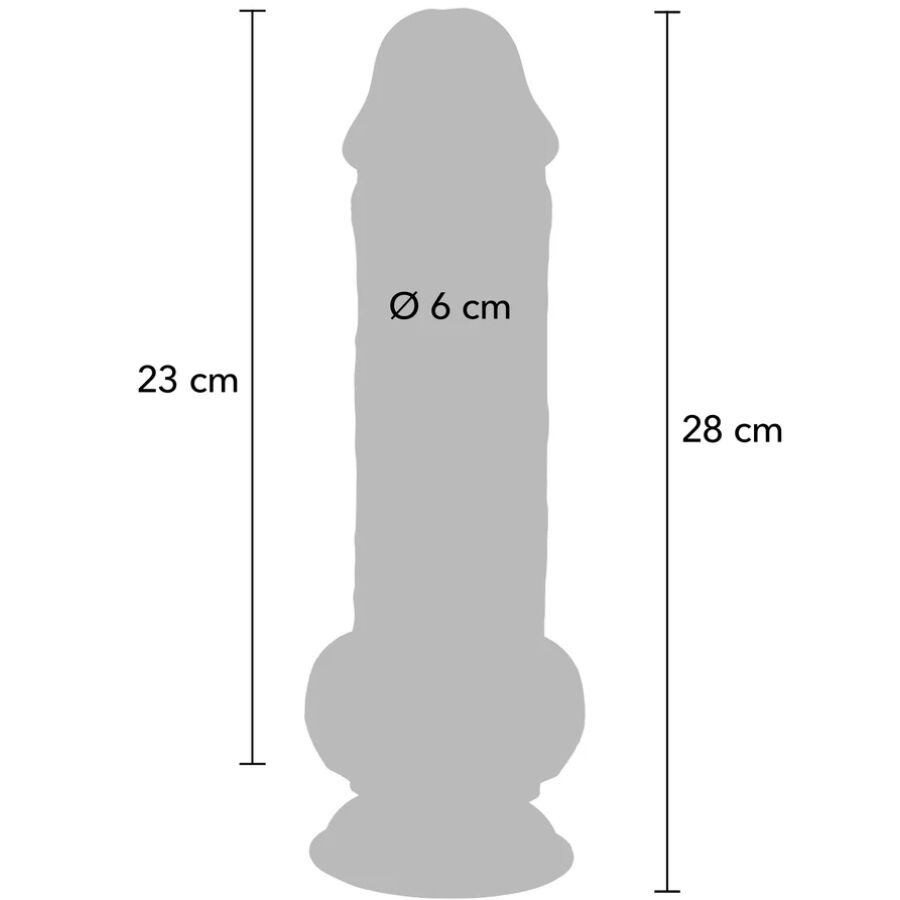 Get Real - Deluxe Realistic Penis With Testicles Extra Thick — Skin TPE