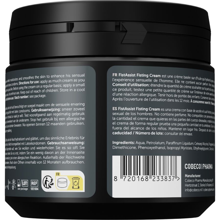 Cobeco Fist Assist Lubricant - Cream 500 ML