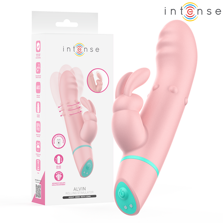 INTENSE - ALVIN RABBIT STIMULATOR &amp; ROLLING VIBRATOR + OSCILLATING