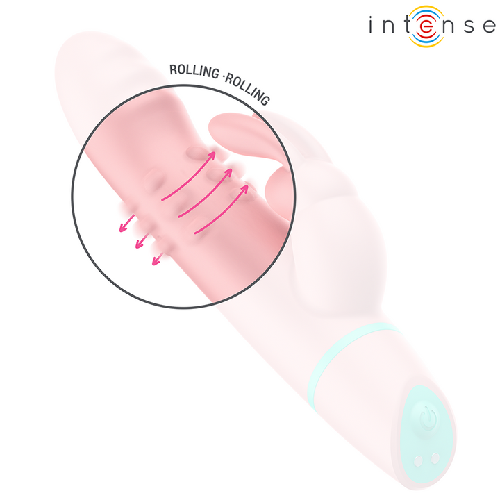 INTENSE - ALVIN RABBIT STIMULATOR &amp; ROLLING VIBRATOR + OSCILLATING