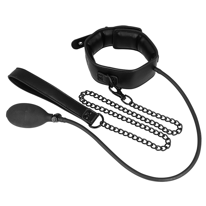 Fetish Submissive Bondage - Inflatable Strangling Collar With