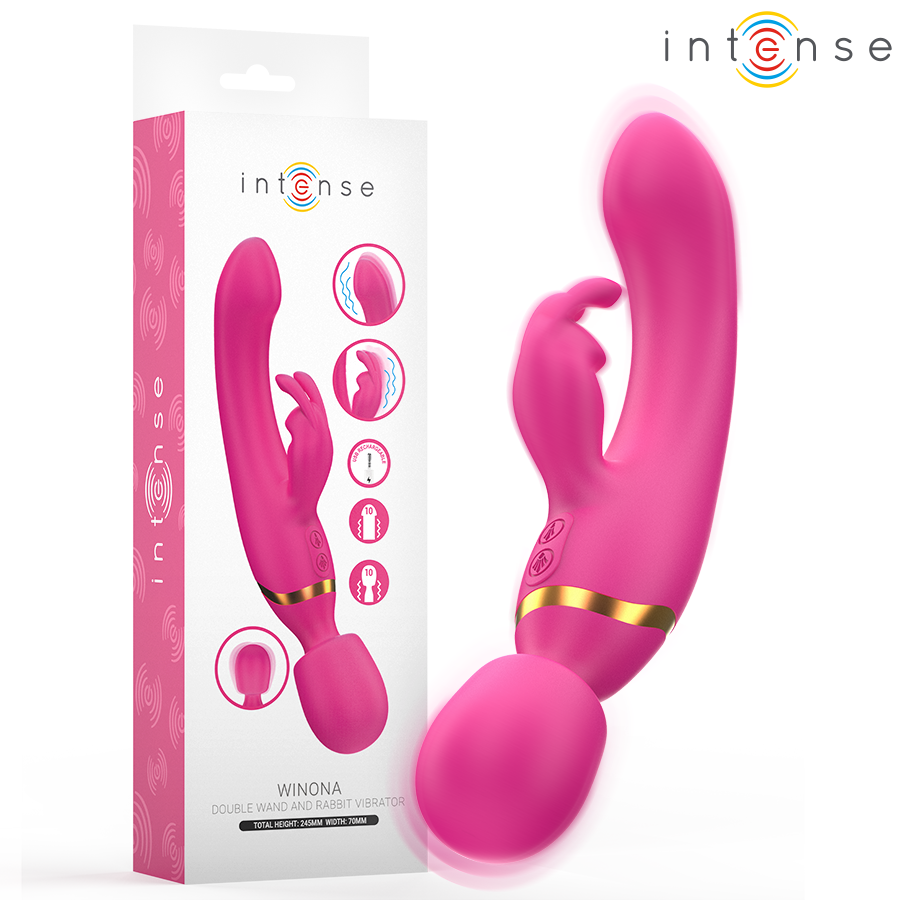 INTENSE - WINONA DOUBLE VIBRATOR RABBIT &amp; WAND