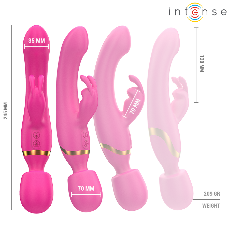 INTENSE - WINONA DOUBLE VIBRATOR RABBIT &amp; WAND