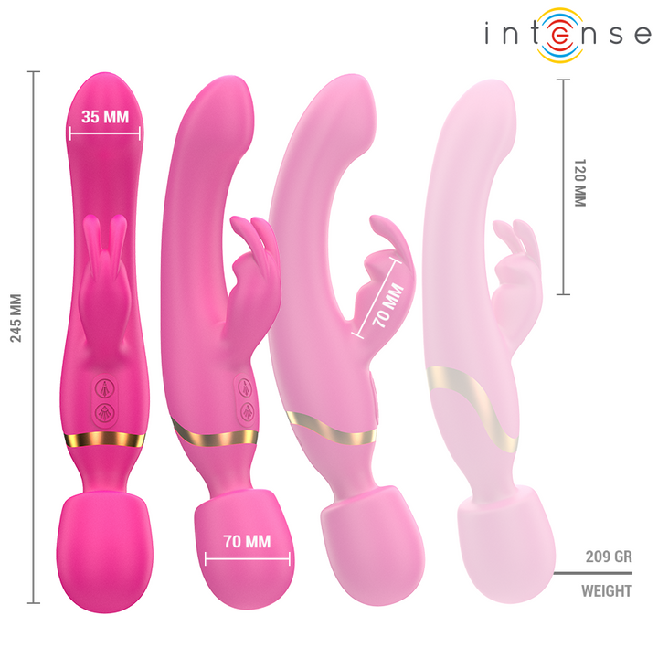 INTENSE - WINONA DOUBLE VIBRATOR RABBIT &amp; WAND