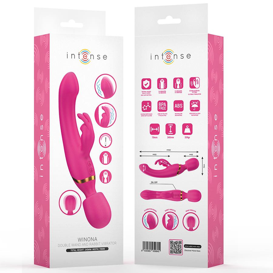 INTENSE - WINONA DOUBLE VIBRATOR RABBIT &amp; WAND