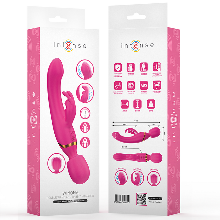 INTENSE - WINONA DOUBLE VIBRATOR RABBIT &amp; WAND