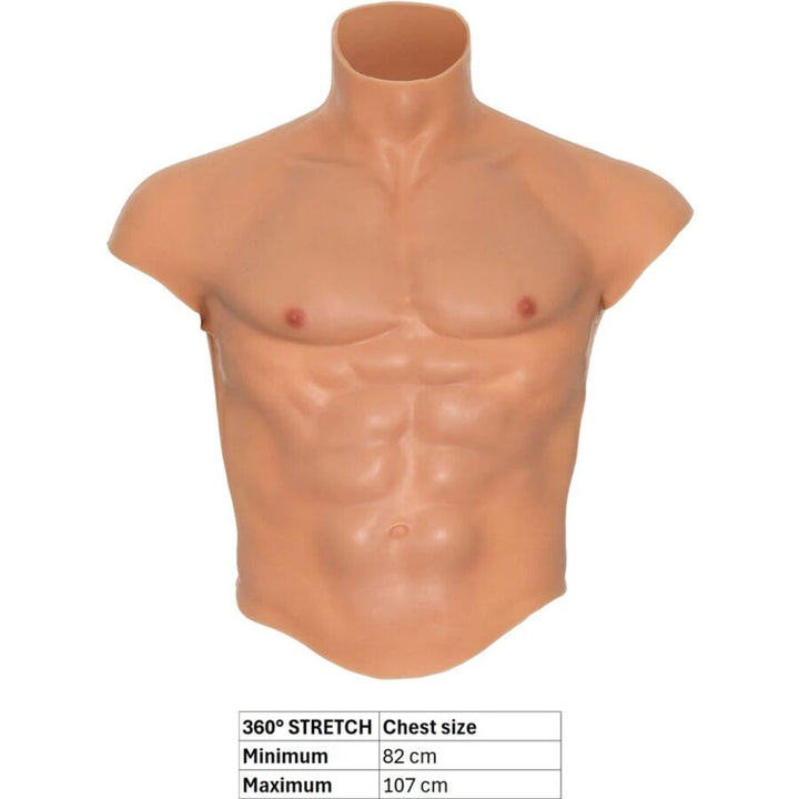 Hidden Desire - Alter Ego Silicone Male Torso Shirt With Abs