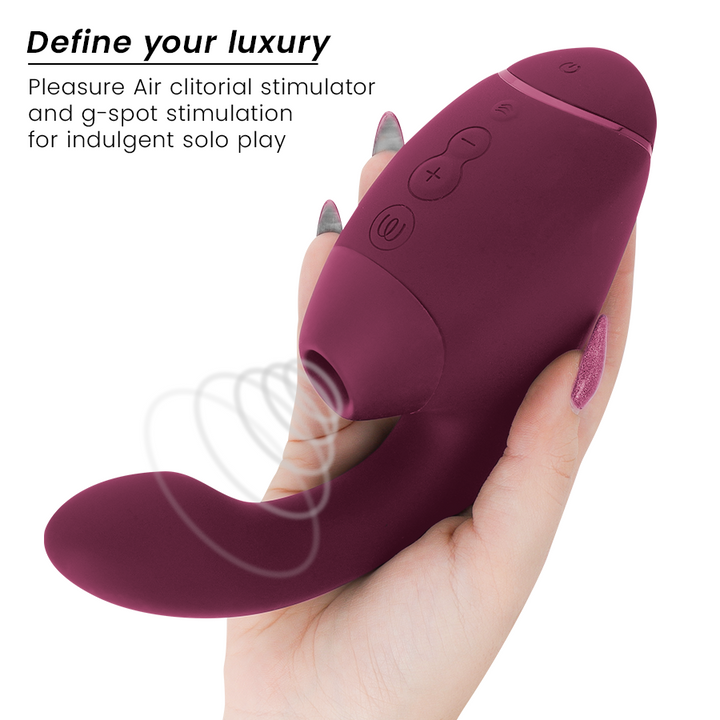 WOMANIZER - DUO NEXT DUAL CLITORAL &amp; G-SPOT STIMULATOR DUSKY PINK