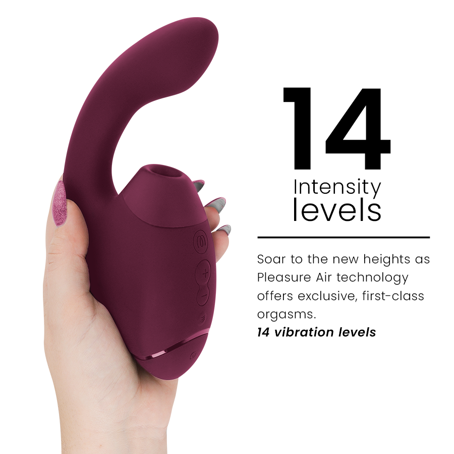 WOMANIZER - DUO NEXT DUAL CLITORAL &amp; G-SPOT STIMULATOR DUSKY PINK