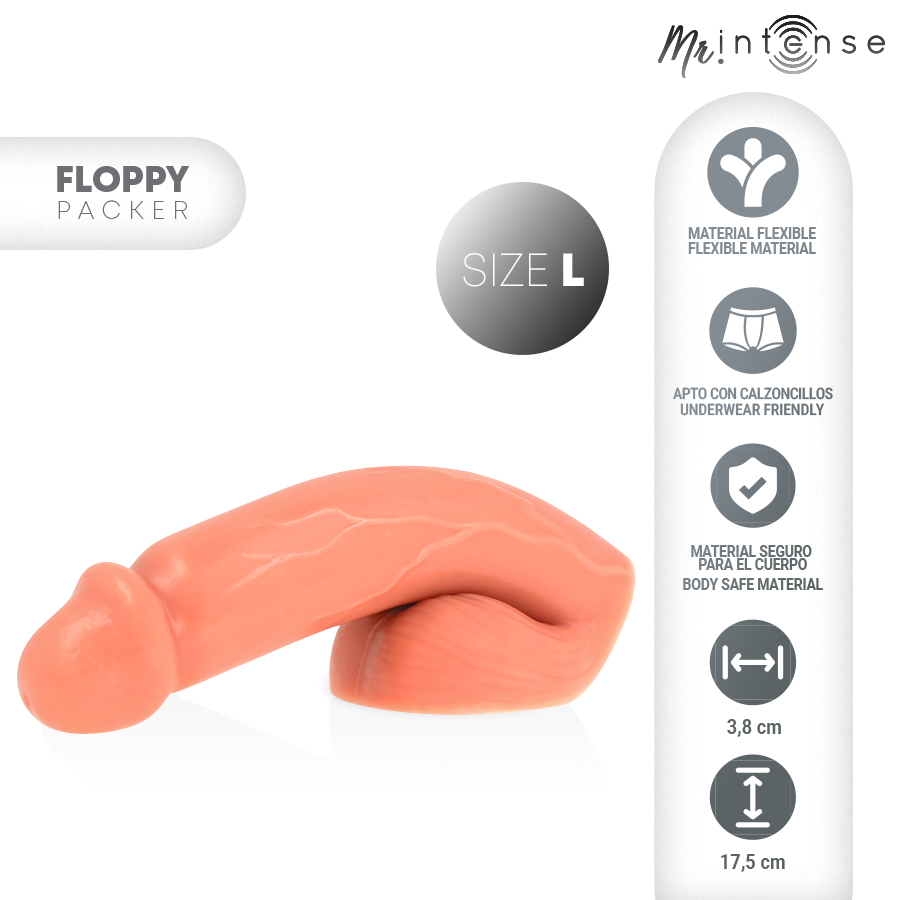 Mr Intense Floppy Size L Realistic Packer — Skin