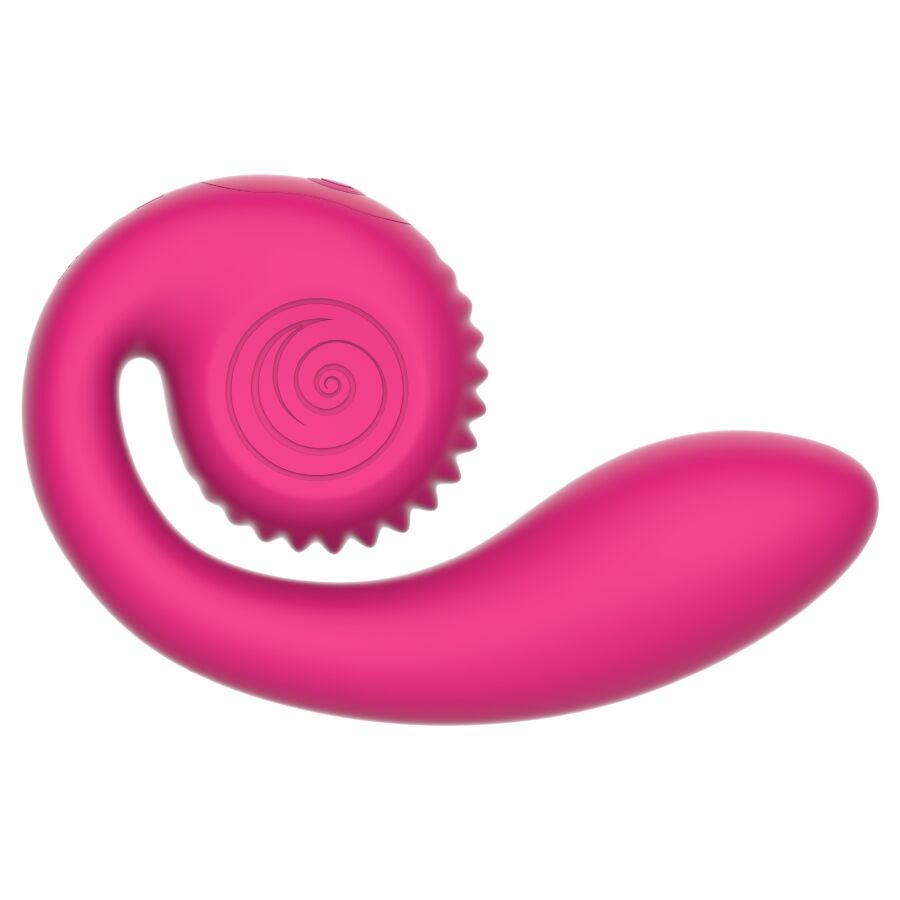 SNAIL VIBE - GIZI LITE DUAL G-SPOT &amp; CLITORAL PINK VIBRATOR