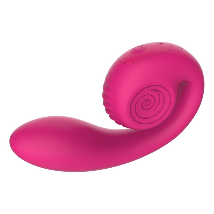 SNAIL VIBE - GIZI LITE DUAL G-SPOT &amp; CLITORAL PINK VIBRATOR