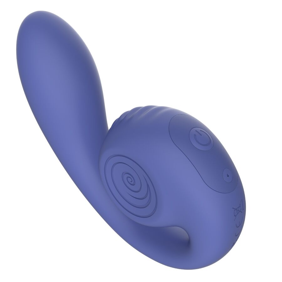 SNAIL VIBE - GIZI LITE DUAL G-SPOT &amp; CLITORAL PURPLE VIBRATOR