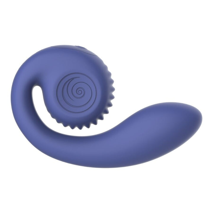 SNAIL VIBE - GIZI LITE DUAL G-SPOT &amp; CLITORAL PURPLE VIBRATOR