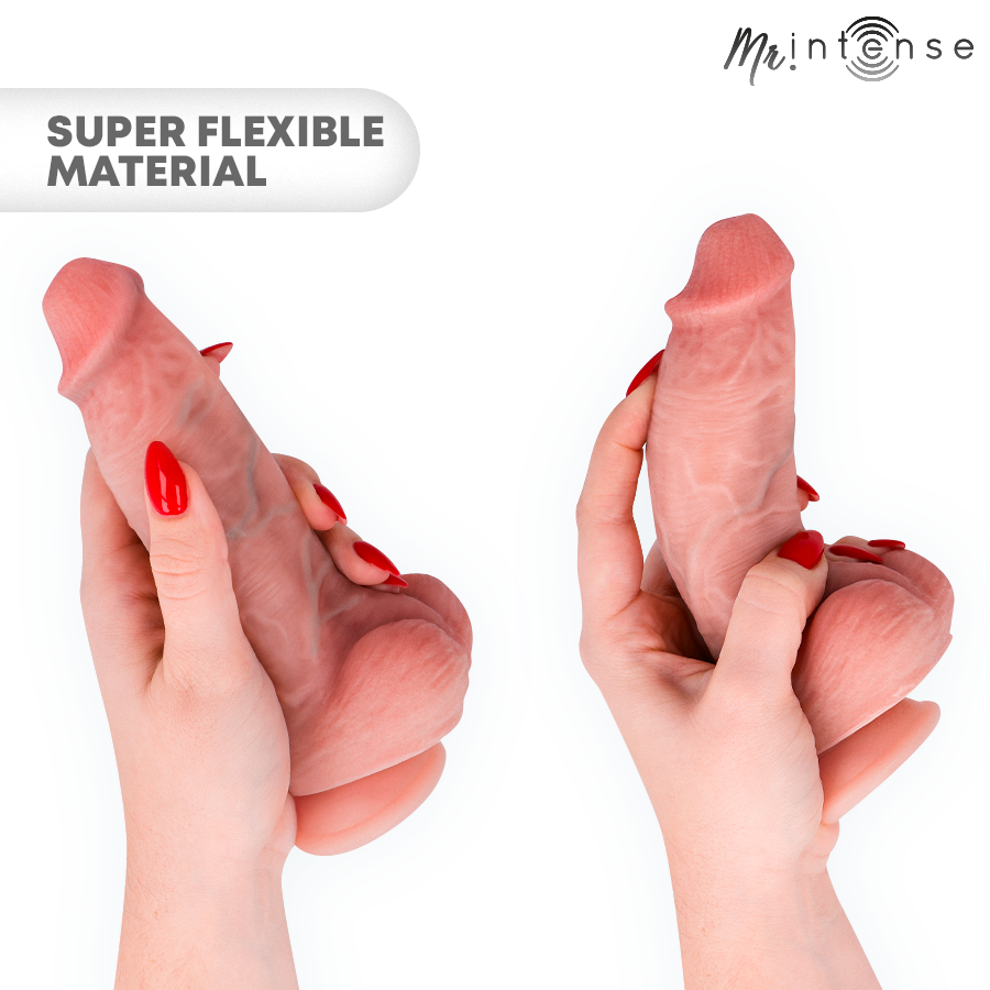 Mr Intense Small Spencer Silicone Dildo 19 CM -Ø- 4.5 CM — Skin