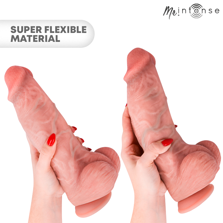 Mr Intense Extrabig Spencer Silicone Dildo 28 cm — skin-tone silicone