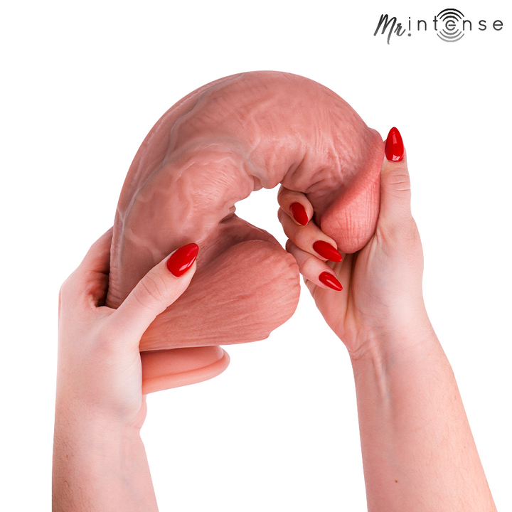 Mr Intense Extrabig Spencer Silicone Dildo 28 cm — skin-tone silicone