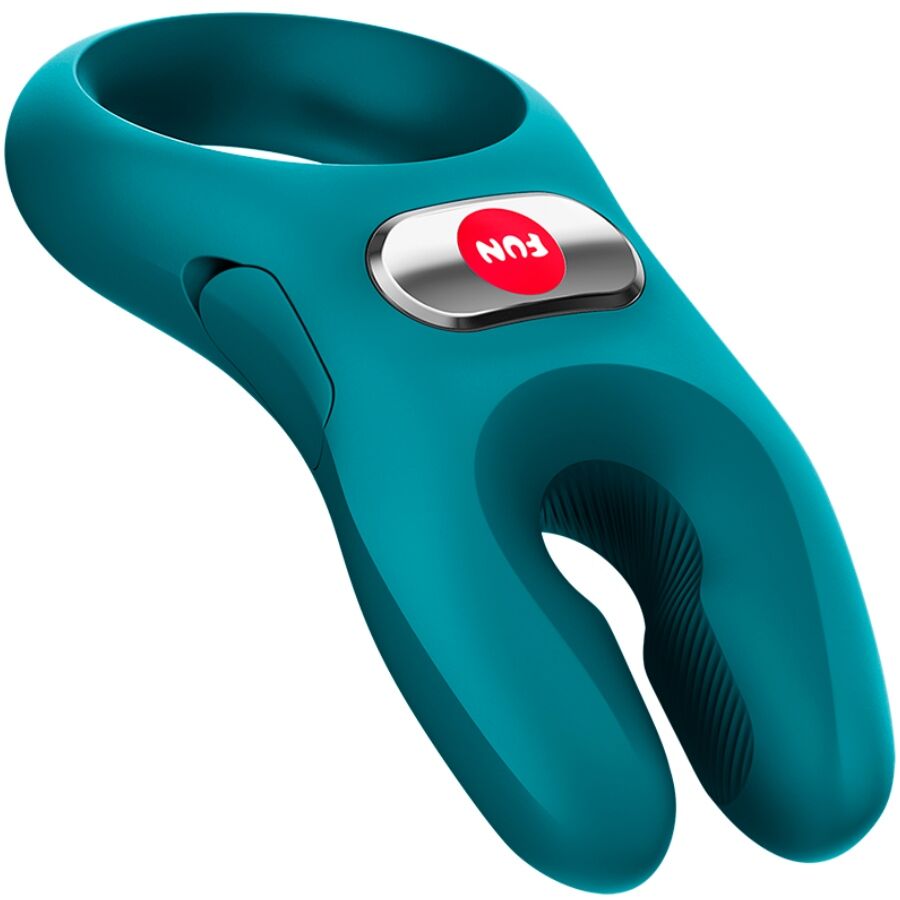 FUN FACTORY - NOS PRO VIBRATING COCK RING BOTTLE GREEN