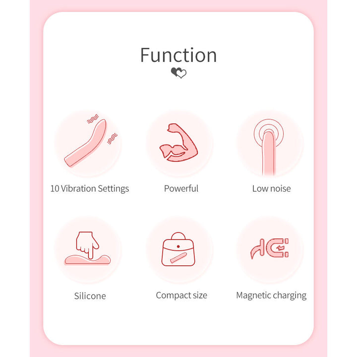 PRETTY LOVE - KISELL G-SPOT PINK VIBRATOR