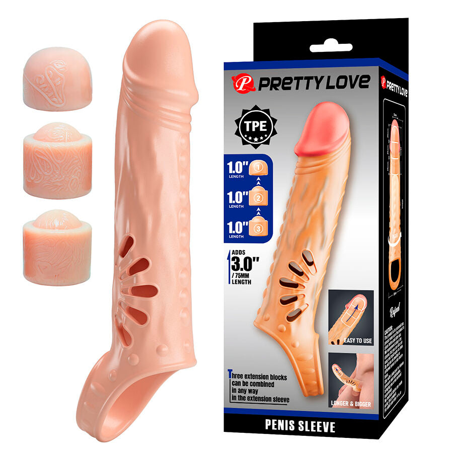 Pretty Love Penis-Manschette mit Verlängerungen