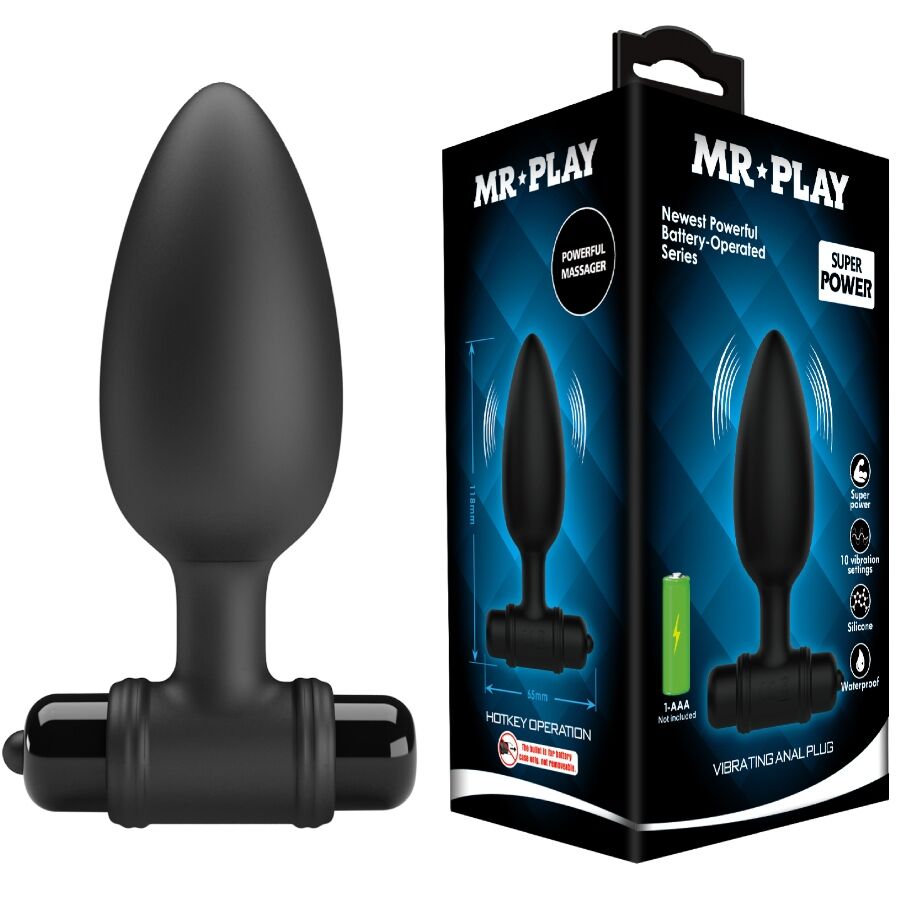 Mr. Play Super Power vibrierender Analplug