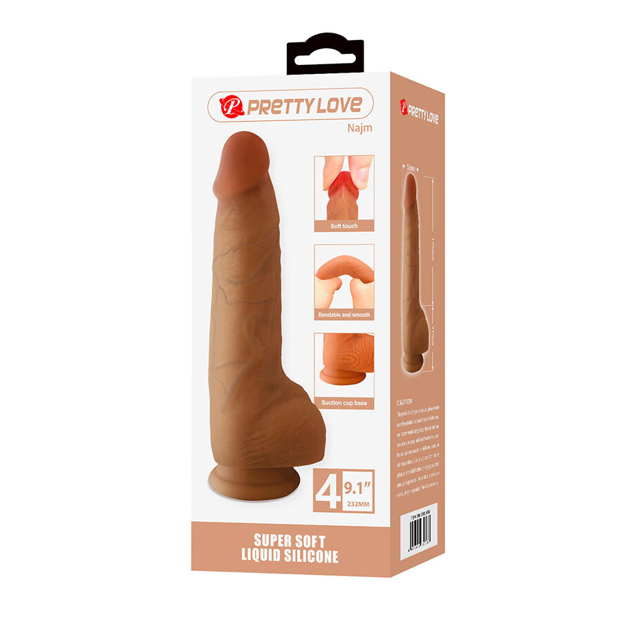 Pretty Love Najm Realistic Dildo — Skin