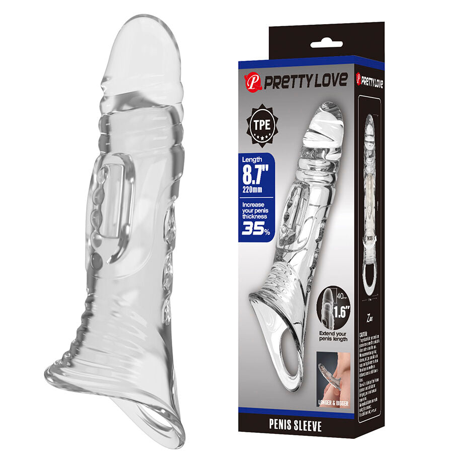 Transparentes Penis-Kondom von Pretty Love