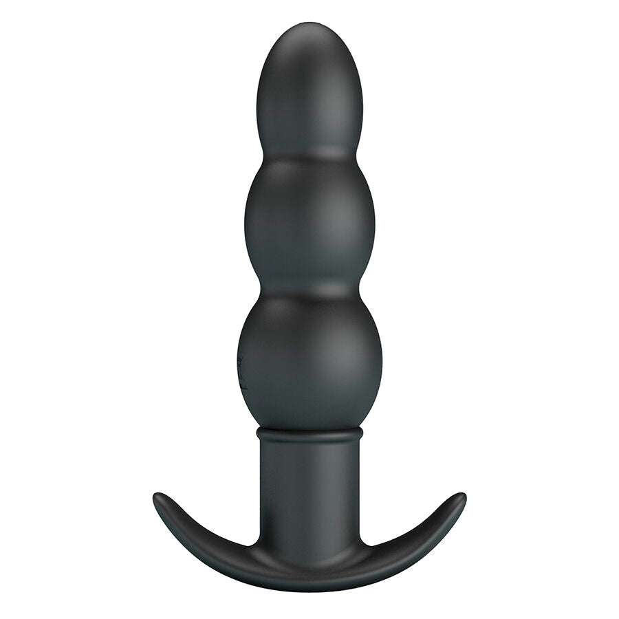 Pretty Love Aeaeas Vibrating Anal Plug — Black