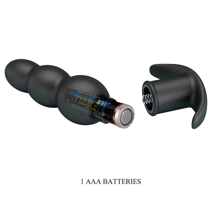 Pretty Love Aeaeas Vibrating Anal Plug — Black