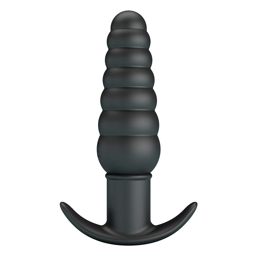 Pretty Love Aeolis Vibrating Anal Plug — Black