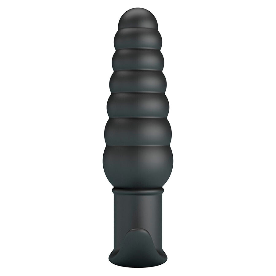 Pretty Love Aeolis Vibrating Anal Plug — Black