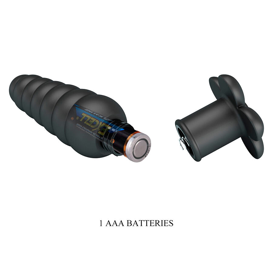 Pretty Love Imron Vibrating Anal Plug — Black