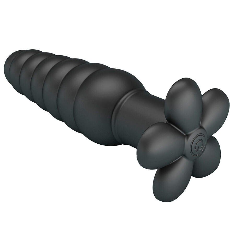 Pretty Love Imron Vibrating Anal Plug — Black