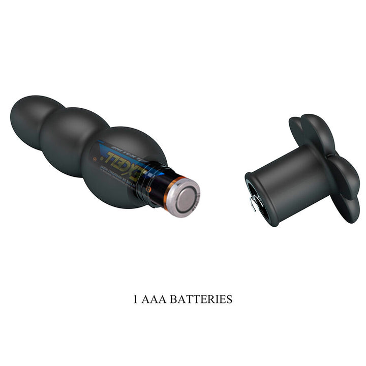 Pretty Love Jadier Vibrating Anal Plug — Black