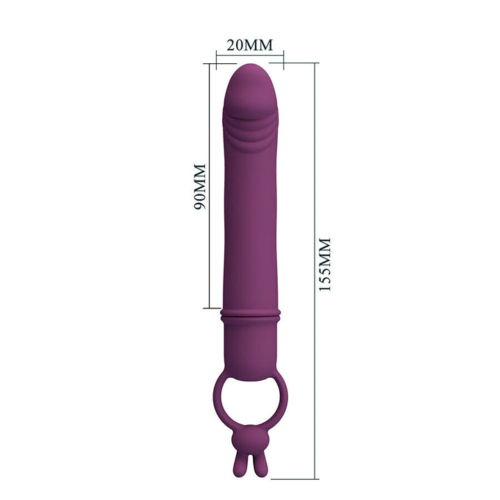 Pretty Love Cora - Vibrator Penis Form With Resistance Ring