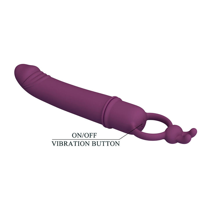 Pretty Love Cora - Vibrator Penis Form With Resistance Ring