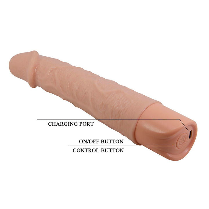 Pretty Love Leander Flexible Realistic Vibrator — Skin