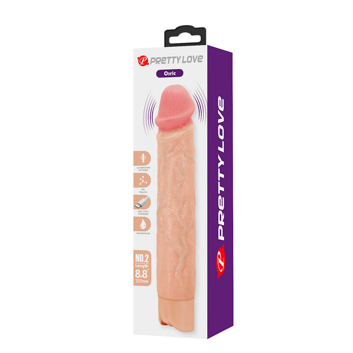 Pretty Love Osric Flexible Realistic Vibrator — Skin
