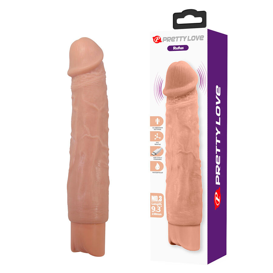 Pretty Love Rufus Flexible - Realistic Vibrator