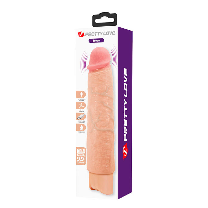 Pretty Love Soren Flexible Realistic Vibrator — Skin