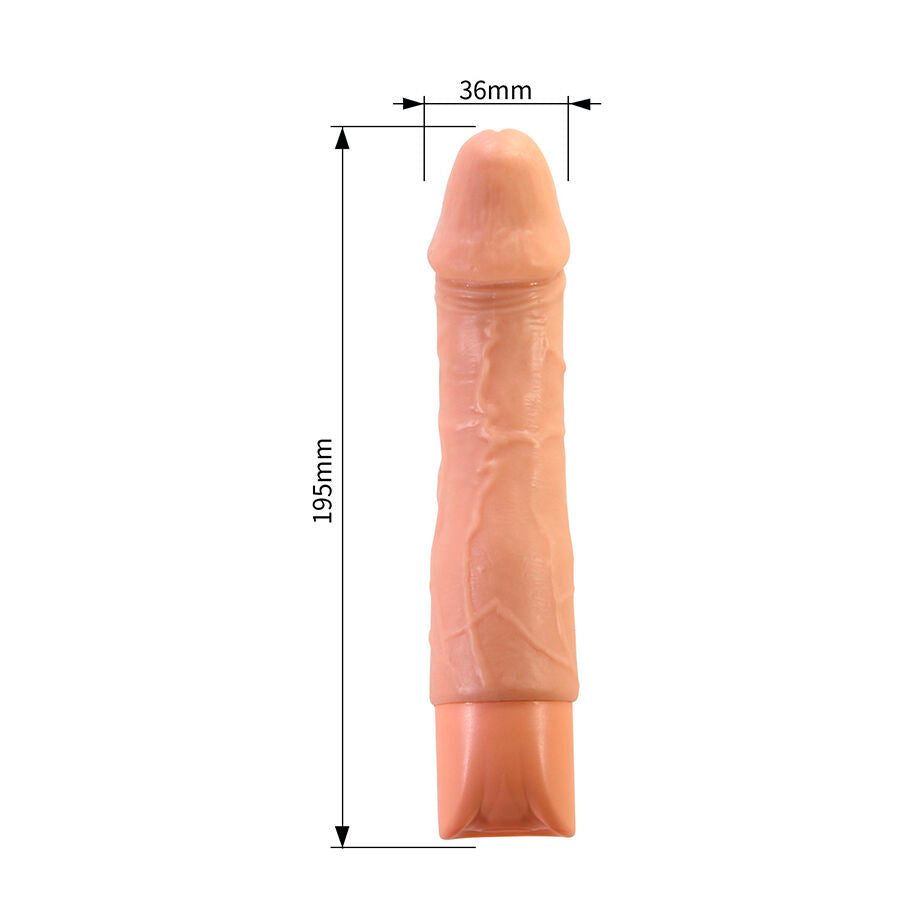 Pretty Love Jermaine Flexible Realistic Vibrator — Skin