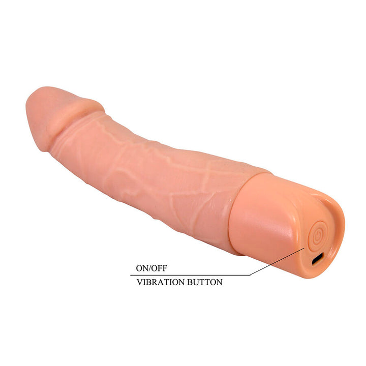 Pretty Love Jermaine Flexible Realistic Vibrator — Skin