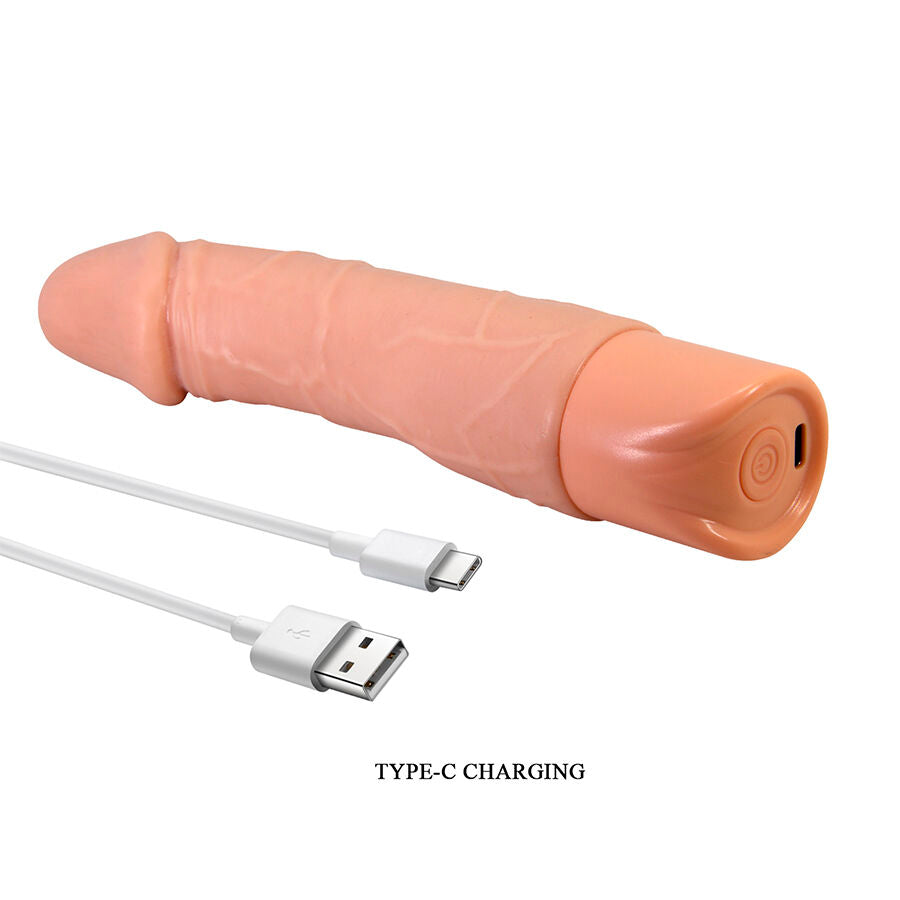 Pretty Love Jermaine Flexible Realistic Vibrator — Skin
