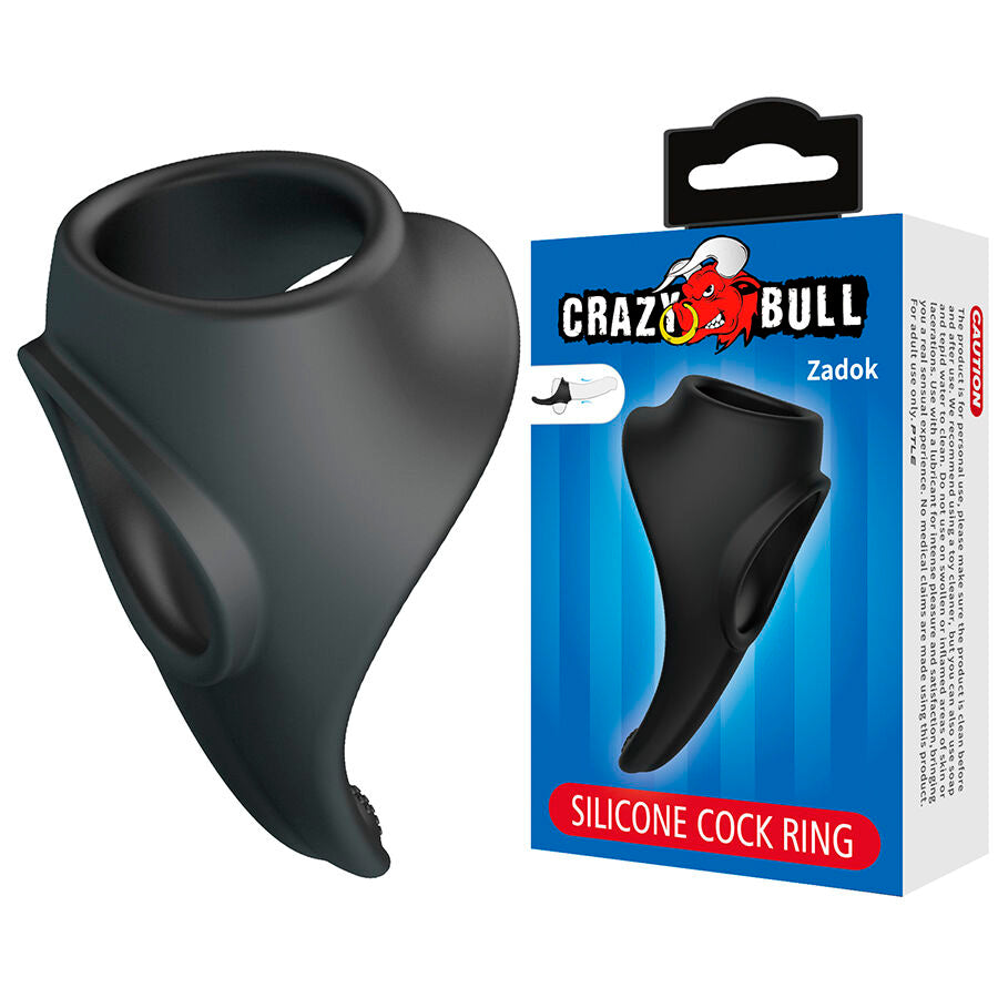 Crazy Bull Zadok ergonomic ring with perineal stimulator