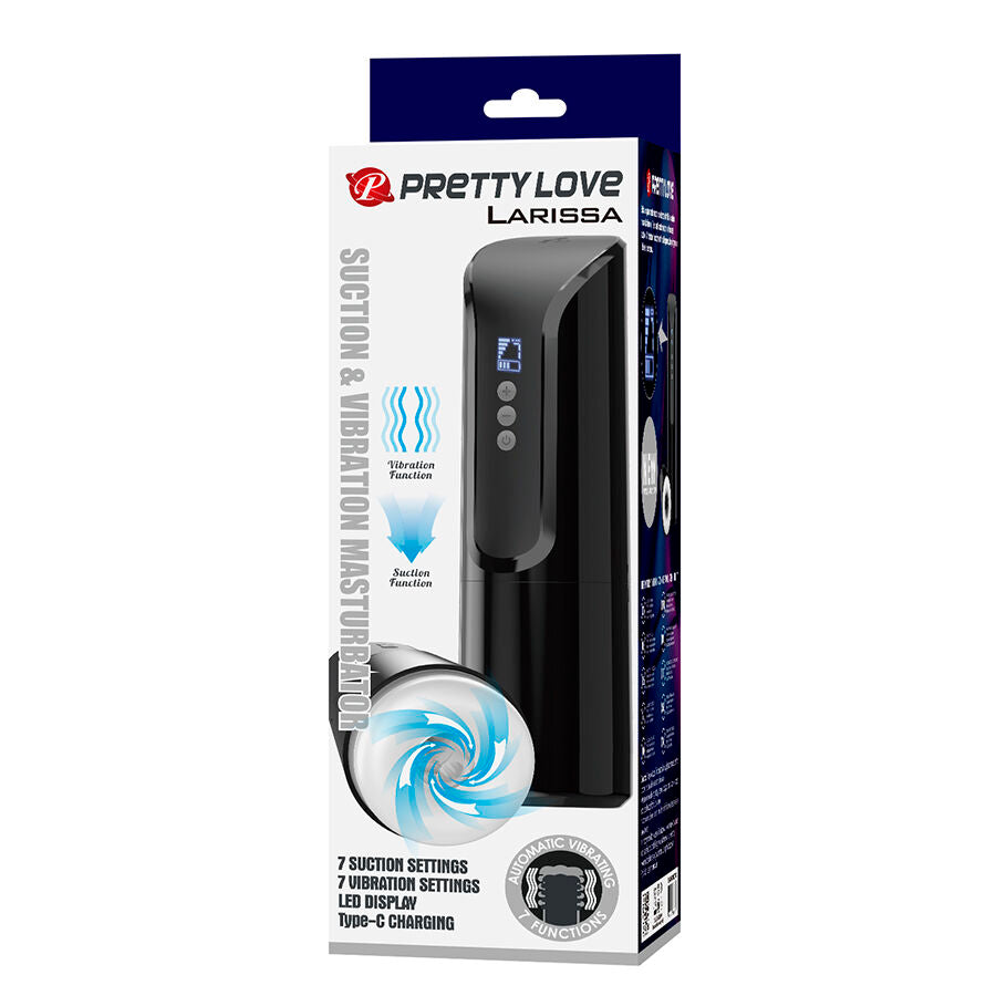PRETTY LOVE - LARISSA VIBRATING SUCTION MASTURBATOR