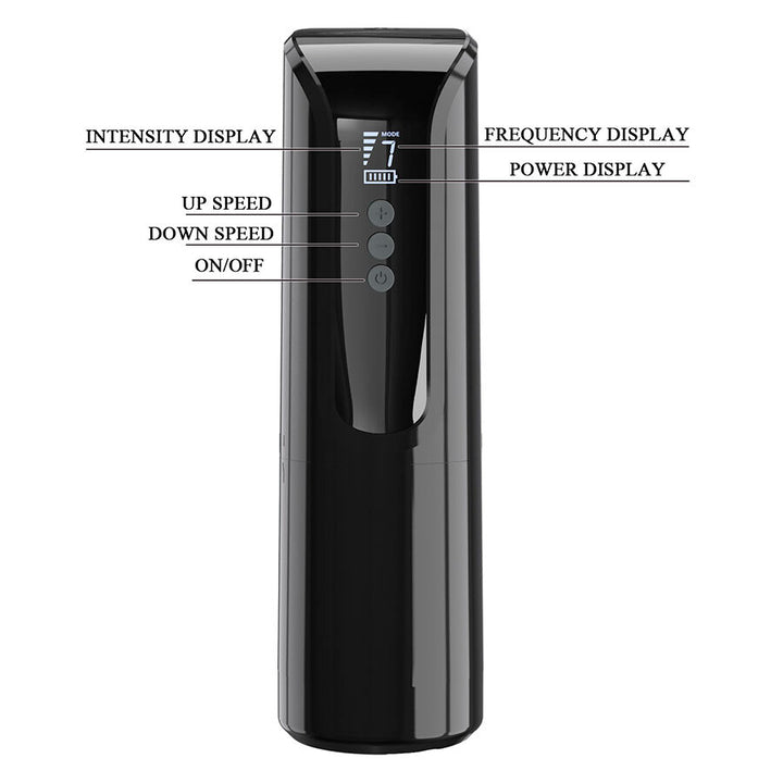 PRETTY LOVE - LARISSA SUCTION MASTURBATOR WITH VIBRATION + SUPPORT
