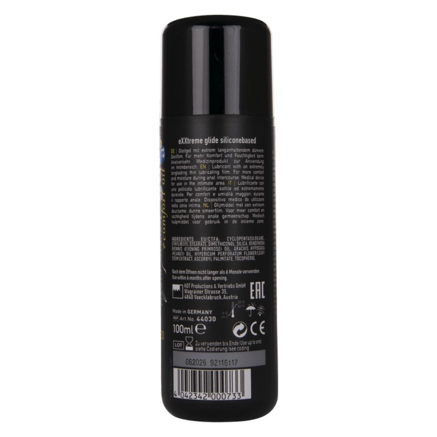 Hot - Exxtreme Glide Siliconebased Lubricant + Comfort Oil A+