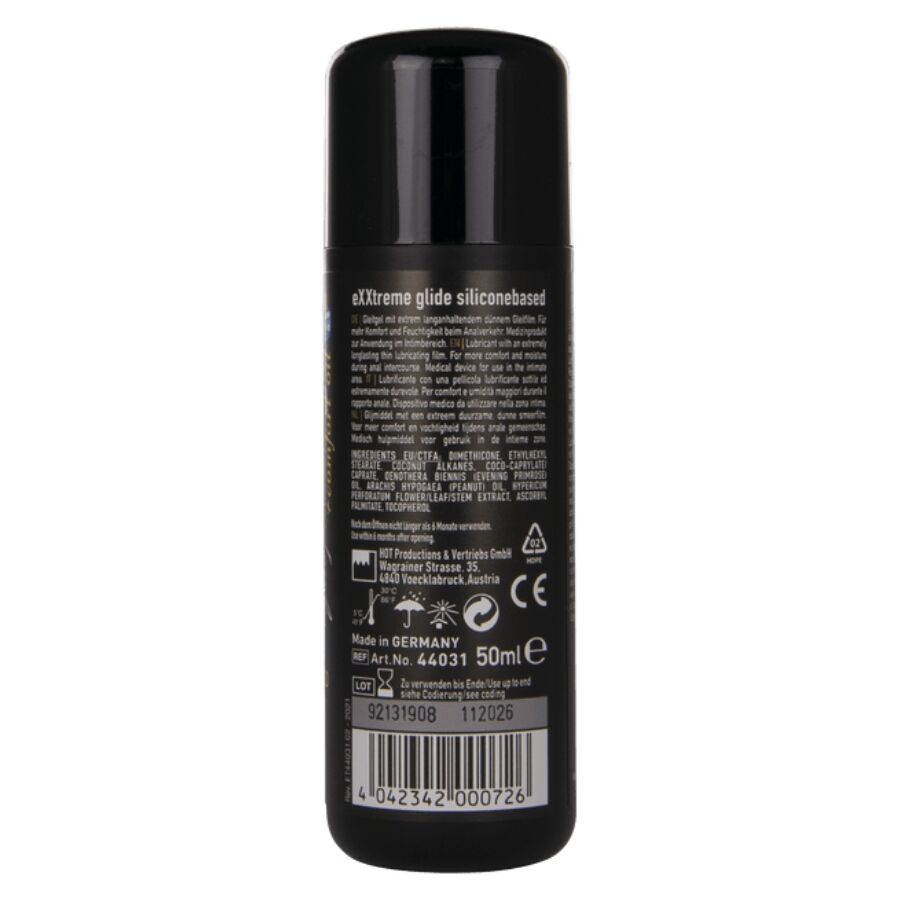 Hot - Exxtreme Glide Siliconebased Lubricant + Comfort Oil A+
